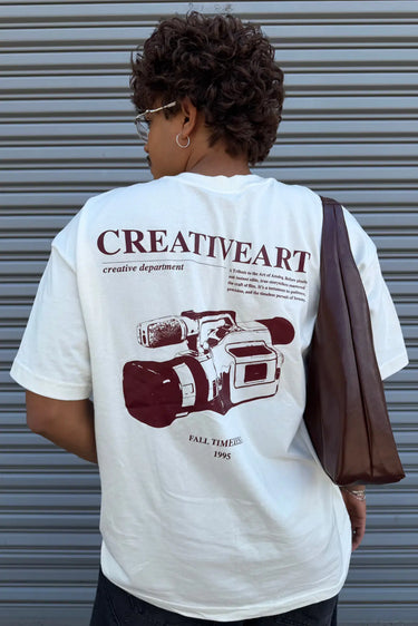 Camiseta Creative Art — camiseta vista frontal com estampa