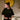 Camiseta Flower — modelo vestindo a camiseta, pose lateral