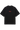 KIT 3 CAMISETAS PRETAS - MINIMALISMO — modelo vestindo peças do kit, vista frontal