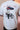 zoom na estampa camiseta branca