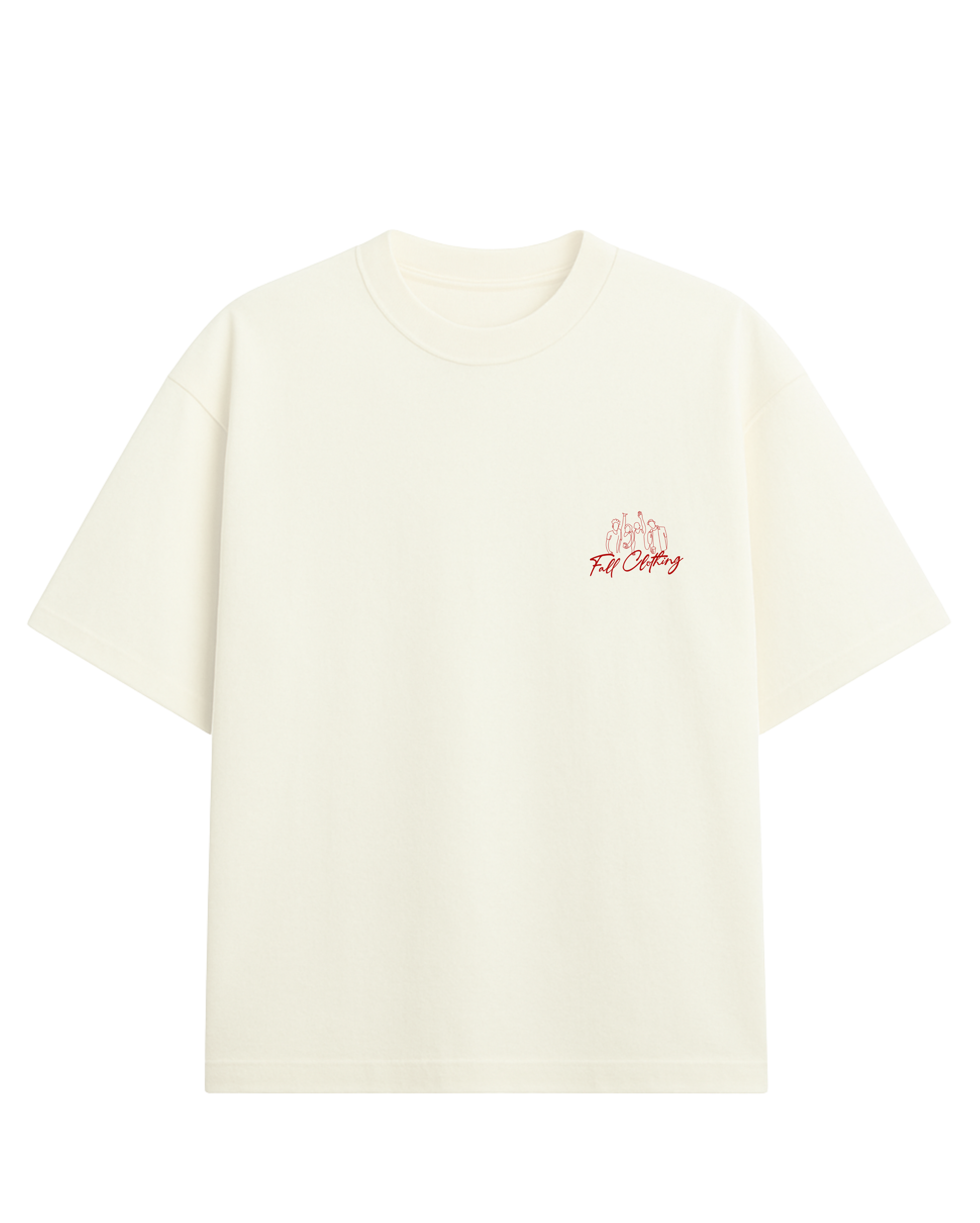 Close na tipografia bold vermelha SOCIAL Animal e texto manifesto NOT VIRTUAL na base da camiseta