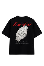 Camiseta Oversized masculina modelo Watch Preta marca Fall Clothing coleção streetwear