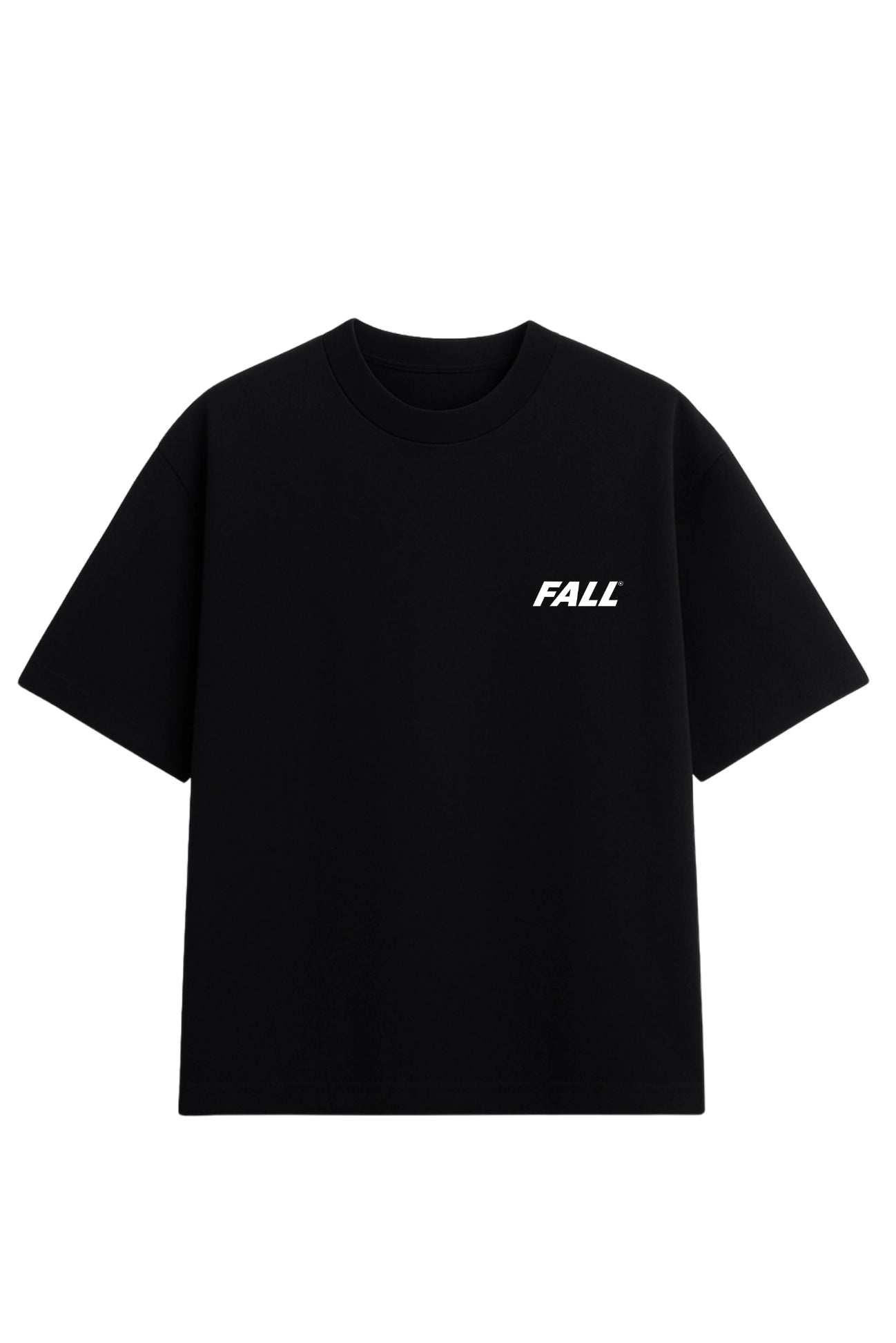 Gola careca reforçada canelada em camiseta básica preta algodão premium gramatura alta