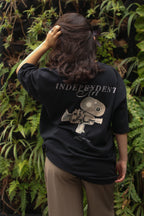 Detalhe estampa ilustrada câmera antiga retrô referência cinema clássico e fotografia analógica