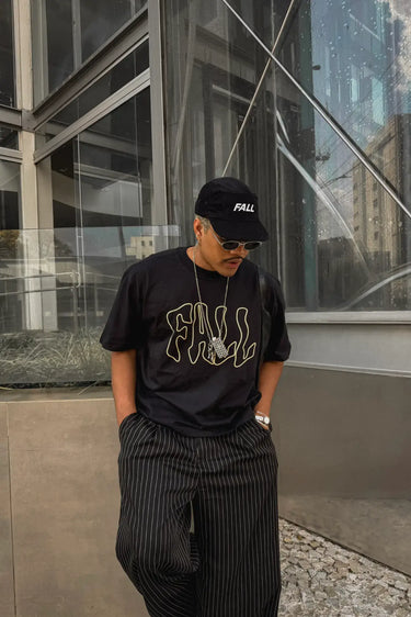 Camiseta Boxy Distorted Outline