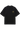 KIT 3 CAMISETAS PRETAS - MINIMALISMO — detalhe da qualidade do tecido e acabamento