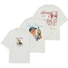 KIT SHARING, LIVING E CREW — detalhe das estampas das camisetas