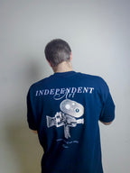 Close na serigrafia de alta definição desenho câmera retro design gráfico exclusivo Fall Clothing