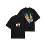 KIT SHARING MEMORIES E CREW — detalhe das estampas das camisetas